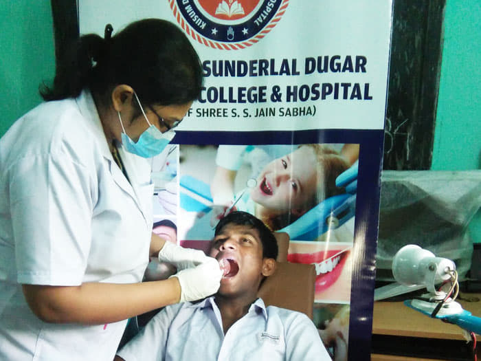 Kusum Devi Sunderlal Dugar Jain Dental College and Hospital Kolkata Dental Check-up Camp photo 4
